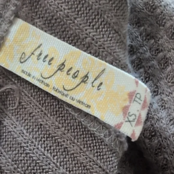 Free People Distressed Long Sleeve Top - Picture 6 of 6